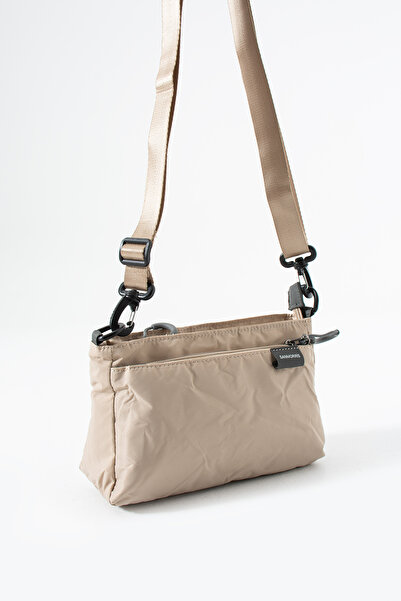 Sanmorris Women's 3 Compartment Parachute Fabric Adjustable Crossbody Bag