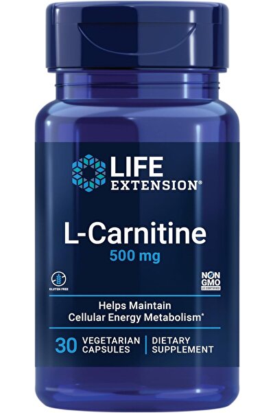 Life Extension إل-كارنيتين، ٥٠٠ ملغ، ٣٠ كبسولة نباتية