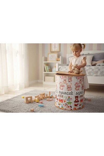 ARBOR EV OYUNCAK SEPETİ AHŞAP KIZ&ERKEK