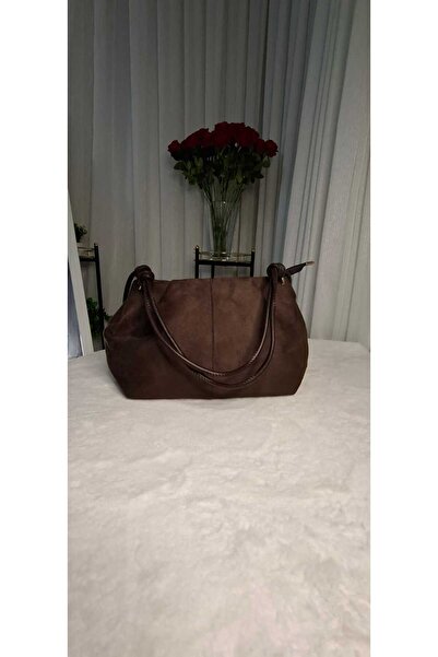 EFES TİCARET Suede Handbag