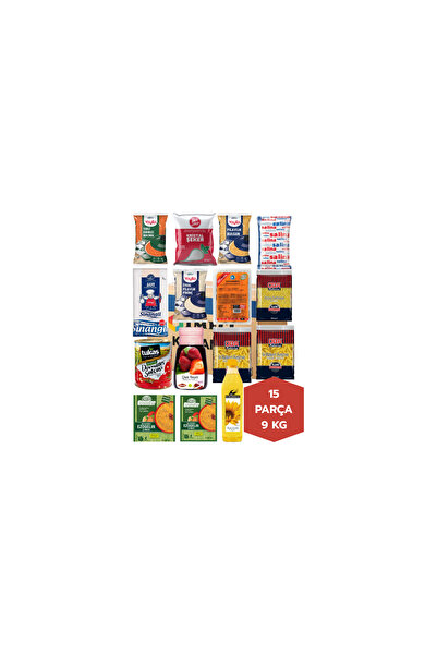 imeci Lüks kumanya erzak kolisi Ramazan paketi 15 ürün 9 kg Yayla marmarabirlik