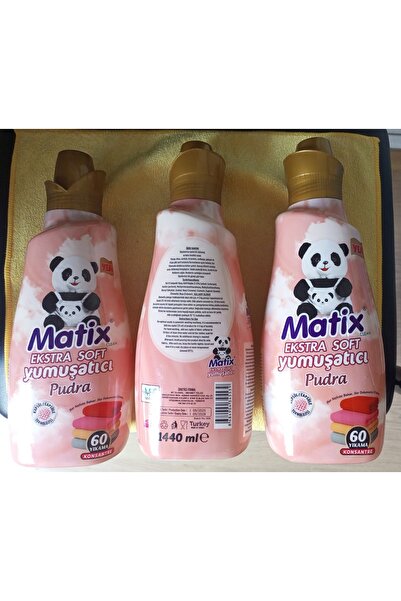 Clean EKSTRA SOFT AMAŞIR YUMUŞATICI PUDRA KOKULU 60 YIKAMA 1.440 LT X 3 LÜ