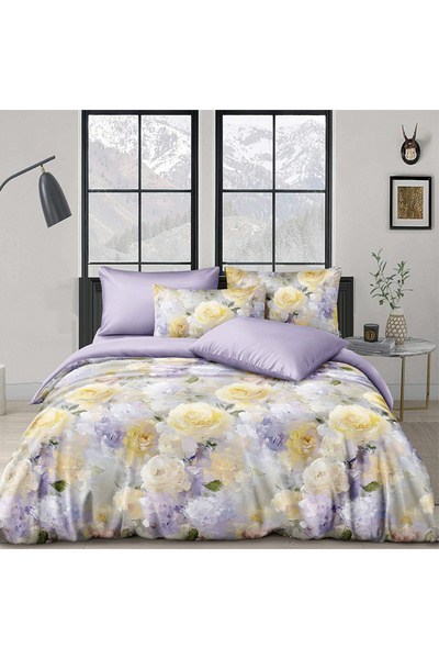 OEM Bed linen with elastic 180x200 for double bed 2 people, 4 pieces, DREAM-0782