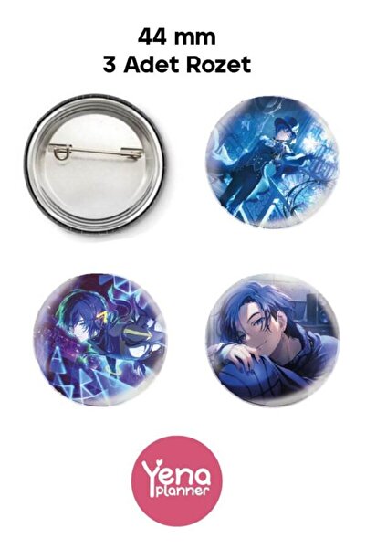 Yenaplanner Project Sekai Bag Ornament Set / Badge Set / Opener Keychain Set