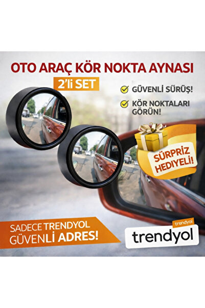 HAYATINIZI KOLAYLAŞTIRIN Oto Araç Kör Nokta Aynası 2’li Set – Güvenli Sürüş İ...