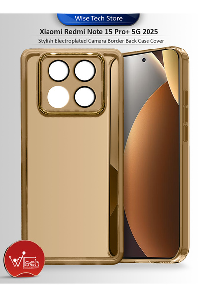 Wtech Xiaomi Redmi Note 15 Pro+ 5G TPU Camera Lens Protection Silicone Stylis...