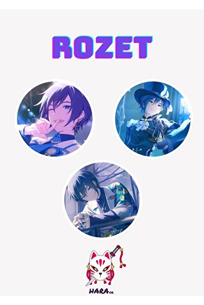 Hara Company Project SEKAI Animesi KAITO Anime Rozet Seti 3’lü