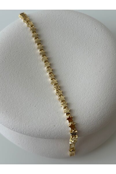 Moss Aksesuar Yıldız Taşsız Bileklik 14k Vip Rodyum Kaplama Kararmaz