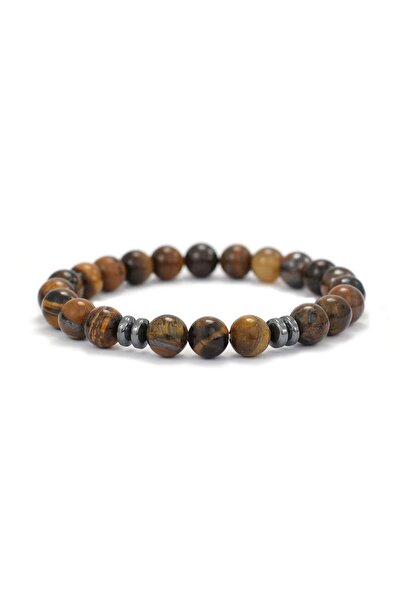 Kusakli Kaplangöz Design Men's Natural Stone Bracelet