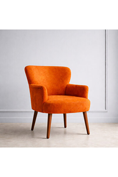 kayserhome Welsoft Yumuşak Kumaş Modern Berjer Tekli Koltuk | Demonte | Ahşap...