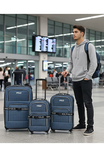 KARİZMA POLO With Safety Straps - Waterproof Fabric - 4 Wheels - with Bellows...