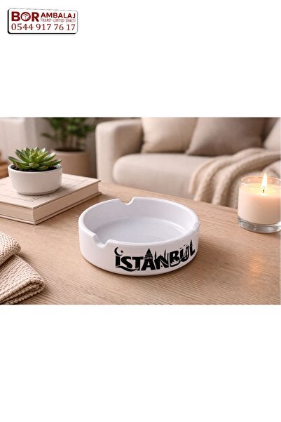 Borambalaj Klasik İstanbul Yazılı Turistik Küllük