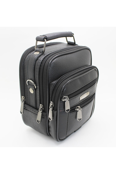 PENTA POL - O Genuine Leather Multi-Compartment Men's Hand and Shoulder Bag w...