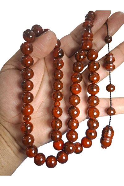 Ct سبحة كاتالين 12 مم بنظام شراشيب، صناعة يدوية أصلية، 45 حبة