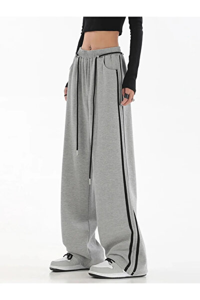AYLFARWEAR Y2K Harajuku Şerit Detay Pantolon