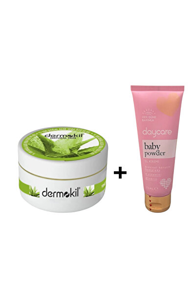 KMS HOME كريم ديرموكيل لليدين والوجه بالصبار 300 مل + كريم اليدين داي كير بال...