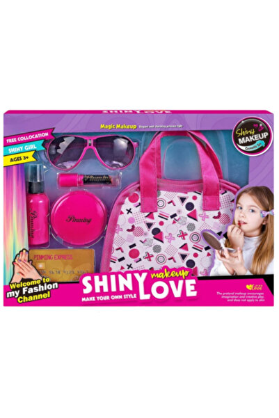 canes Oyuncak Gözlüklü Çantalı Makyaj Kutusu Seti