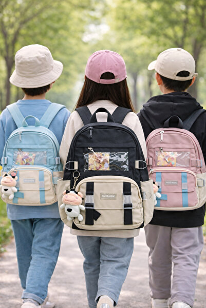 fafa home Imported New Generation Backpack -2 Badges, 2 Cards, 2 Keychains as...