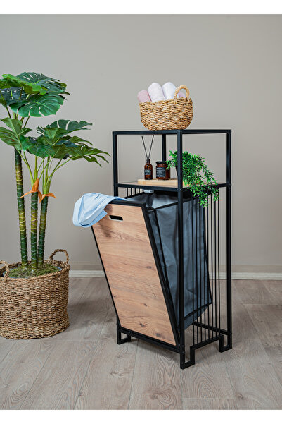 Tapacım 2 Shelf Metal Footed Bathroom Organizer 40X90X33