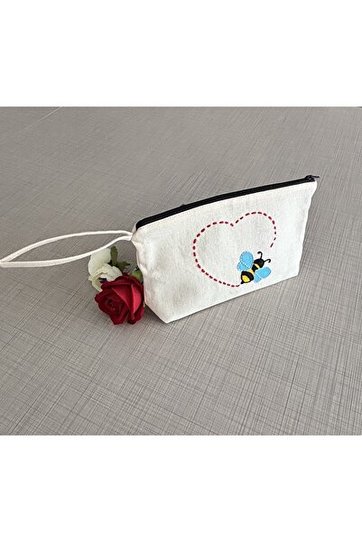 Handream Bee Buzzing Hand Embroidery Makeup/Multi-Purpose/Gift Wallet