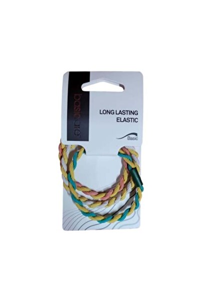 Basicare Colored Rubber Hair Ties 3 Pieces by
