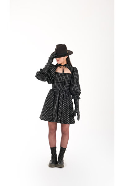 ROSEEMODE EKOSE BEBE YAKA ELBİSE