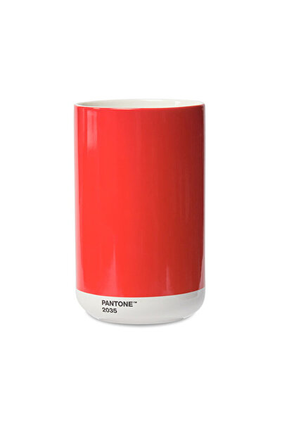 Pantone Modern Jar Container – Colorful Storage Vase – Red – 1000ML – Gift Box