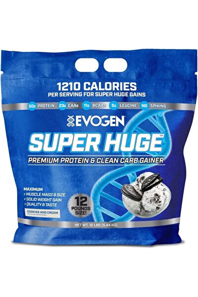 EVOGEN SUPER HUGE PREMIUM PROTEIN & CLEAN CARB GAINER COOKIES AND CREAM 5.4 KG