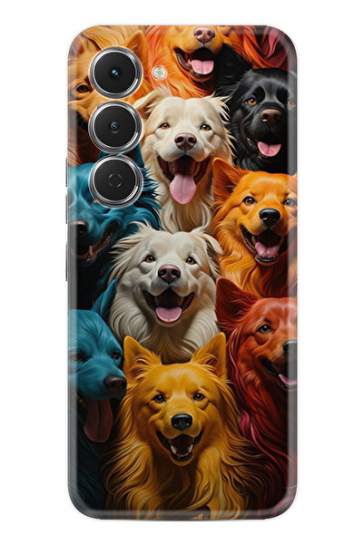 TECNO Spark 40 Pro (KM6) Kılıf Boutique Baskılı Resimli Köpekçikler Pcode -026