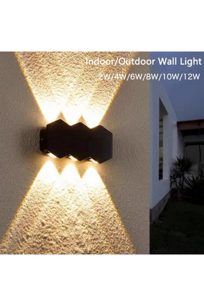 luminastar Outdoor wall light, architectural model, warm light 2086