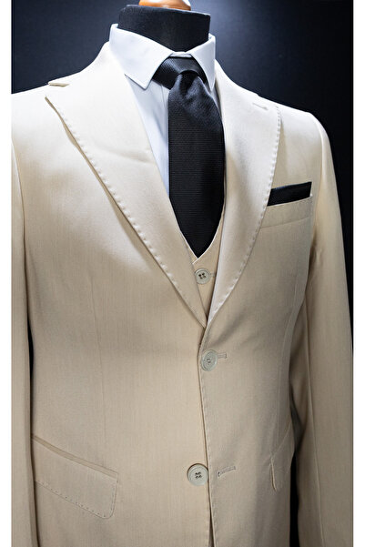 GentlemanStyle Costum Tan 3 piese