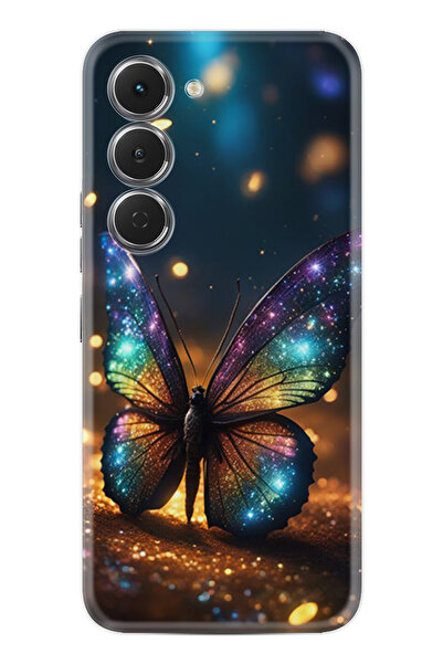 TECNO Spark 40 Pro (KM6) Kılıf Boutique Baskılı Resimli Rengarenk Kelebek Pco...