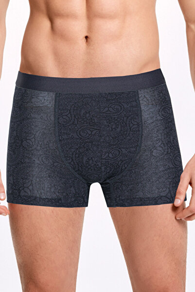 İlke Men'S, 46% Cotton 46% Modal 8% Elastane, Shawl Pattern, 6-Piece Boxer