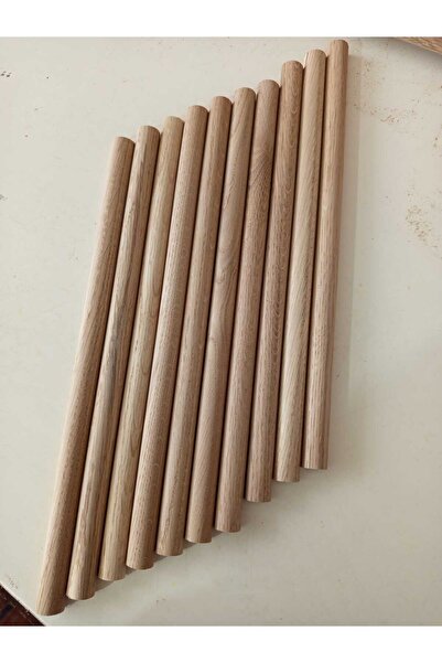ncy ahşap meşe balık sırtı tasarım parça çıta çubuklar 35 cm 10 adet