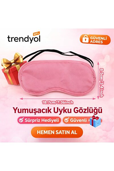 HAYATINIZI KOLAYLAŞTIRIN Yumuşak Uyku Gözlüğü | Işık Engelleyici Konforlu Tas...