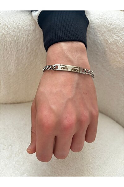 Moon Kişiye Özel Göz Baskılı Bileklik Hediye Arkadaş Sevgili