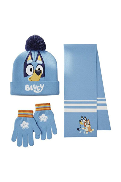 bluey 3-piece acrylic winter set