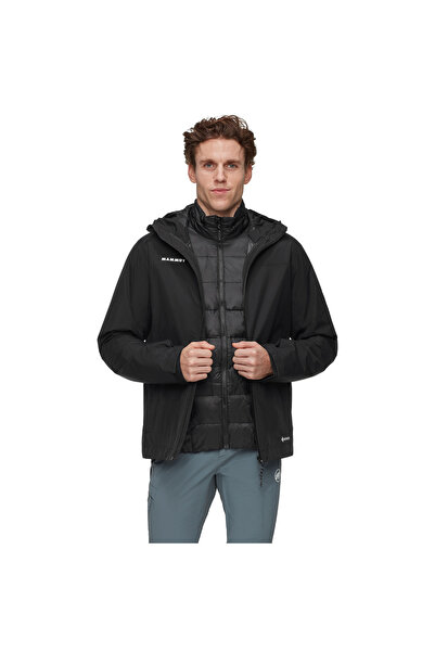 Mammut Jacheta Barbati Treeline 3 In 1 Hs Hooded Black-Black