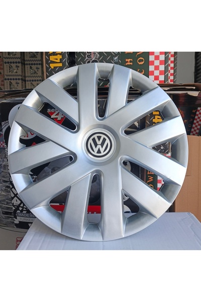 Universal Volkswagen Jetta Uyumlu 15 inç Jant Kapağı 4'lü Takım Amblem Hediyeli