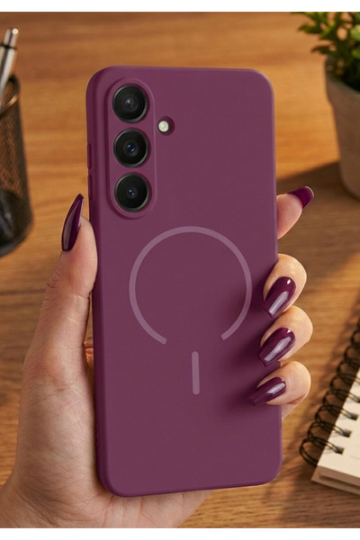 Rivor غطاء متوافق مع هاتف سامسونج جالاكسي A15 مزود بميزة MagSafe، غطاء فاخر ن...