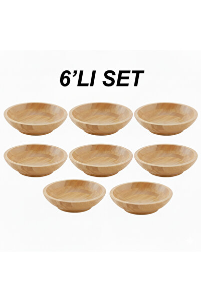 Edenza Bambu Mini Sunumluk Tabak | Doğal Ahşap Sos – Meze – Lokum – Atıştırma...