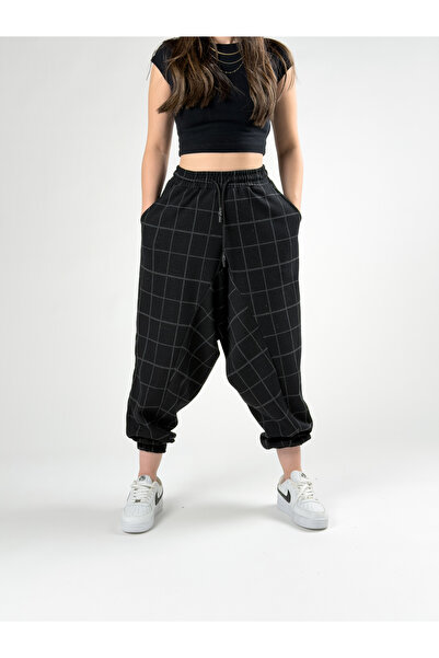 COCOPELLI Plaid Women's Sports Baggy Pants Coc2731