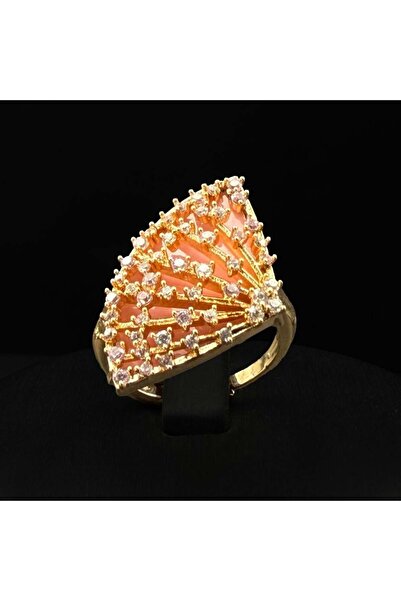 Generic Zircon ring, diamond-quality, special edition, mixed gold and rose go...