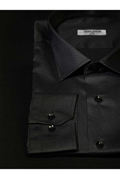 GentlemanStyle Black Pima Cotton Shirt