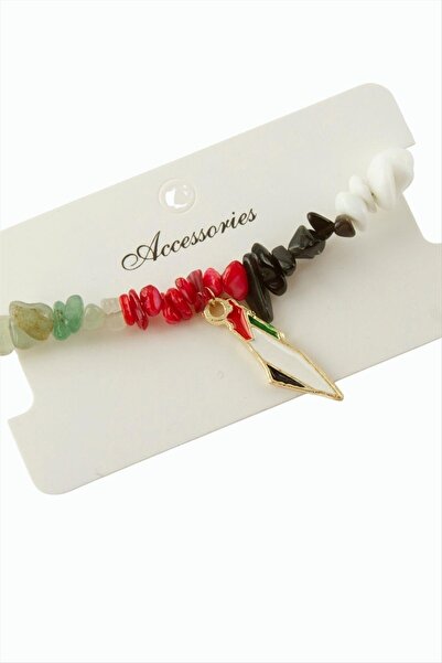 CT STONES سوار من الحجر الطبيعي المكسور الفلسطيني