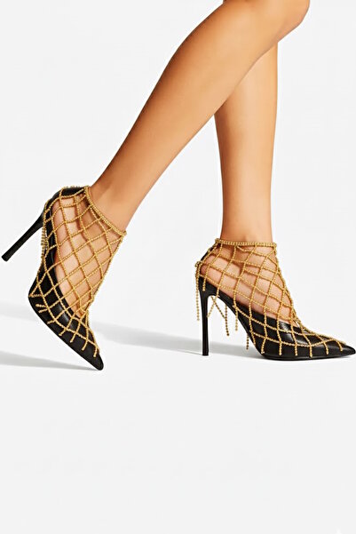 CAŞ DEKORASYON Gold Color Stone Foot Accessory