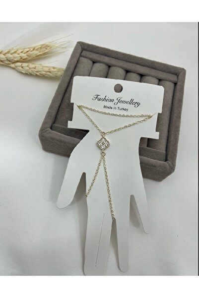 Mia Paslanmaz Çelik taşlı van cleff gold sahmeran