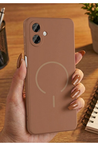 Rivor غطاء متوافق مع هاتف سامسونج جالاكسي A07 مزود بميزة MagSafe، غطاء فاخر ن...