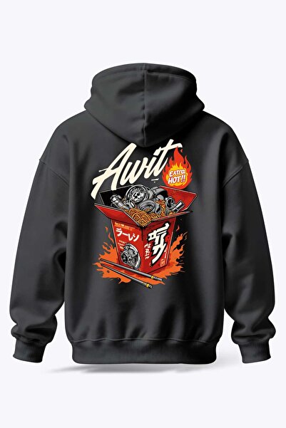 BJACKS هودي Legacy “Auri Extra Hot” قصة فضفاضة – ملابس الشارع الفاخرة رقم مطبوع