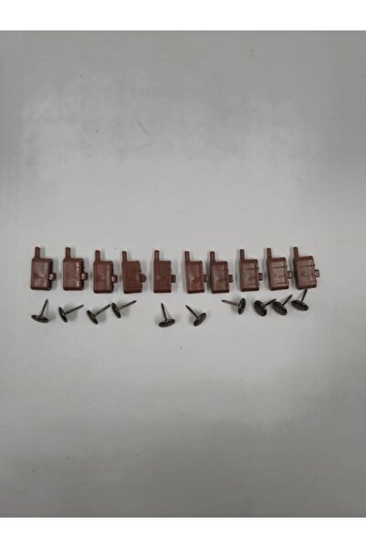 Mu Art Ahşap 10 bucăți balamale din plastic + 10 bucăți de fixare tip fagure